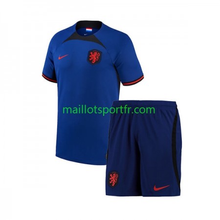Maillot de Foot Pays-Bas Enfant Exterieur Coupe du monde 2022